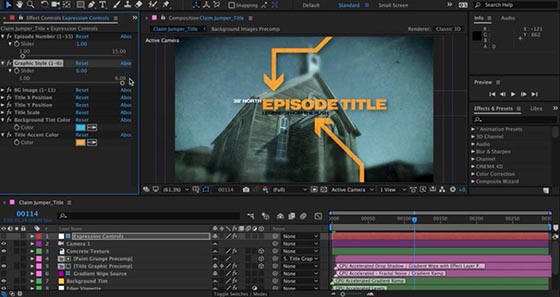 animation de texte avec after effects cc