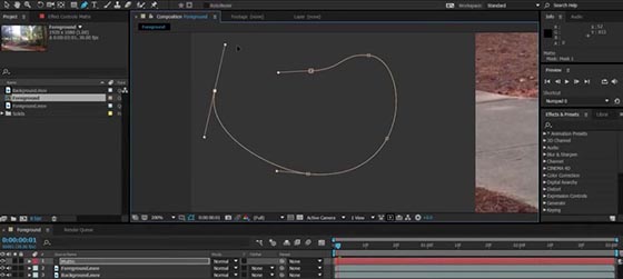 masque after effects cc