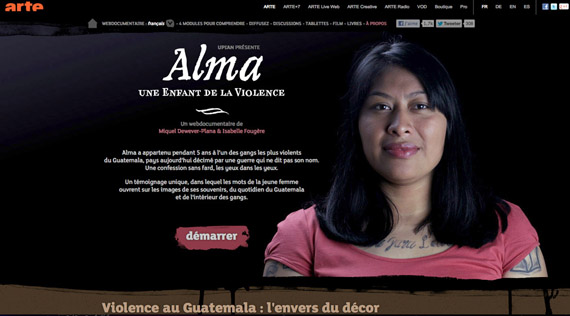 Alma, webdoc de Miquel Dewever-Plana et Isabelle Fougère, prod. Upian, diff. ARTE.