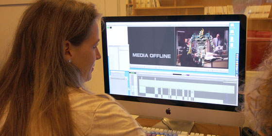 Angeline Bretêche (TF1), formation Avid MediaComposer - octobre 2011.