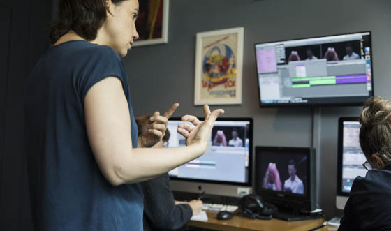 Ludivine Hernandez, monteuse Avid et formatrice. Paris / Juin 2018.