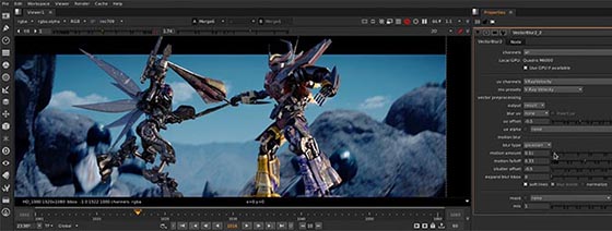 Vector blur dans Nuke