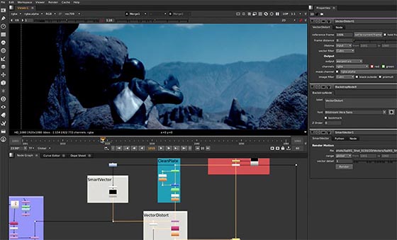 Nuke, outil nodal de compositing et d'effets spéciaux 2D/3D