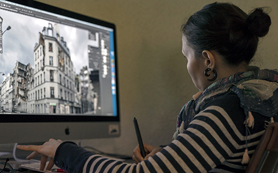 Formation Matte Painting avec Bruno Serre.