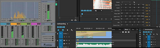 Premiere Pro CC et le traitement audio.