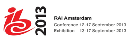 Salon IBC 2013 à  Amsterdam... du 13 au 17/09 !