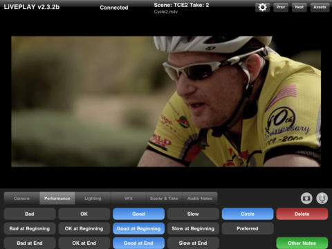 LivePlay, application iPad de gestion des métadonnées pour Final Cut Pro