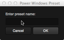 Preset-Power-Window