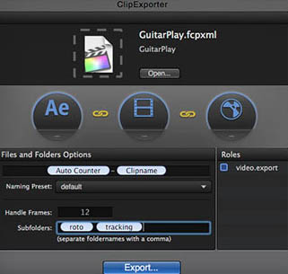 Final Cut Pro X et Clip Exporter