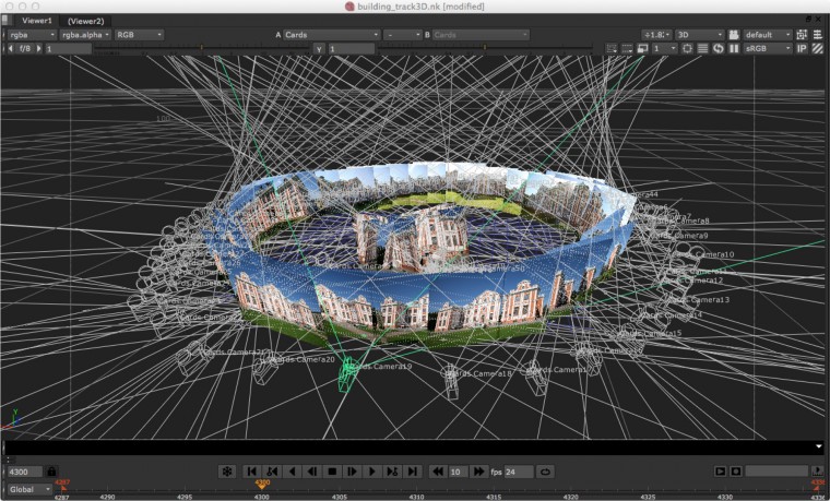 Nouveau mode de tracking de Nuke à partir de photos 