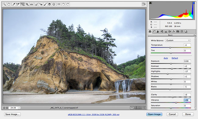 Camera Raw, plug in gratuit de développement de fichiers photo Raw pour Photoshop