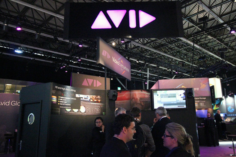 Le stand Avid au salon IBC 2014