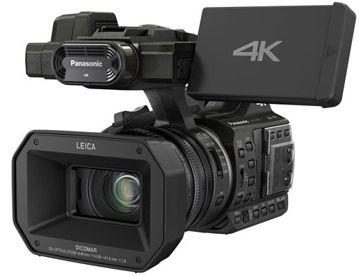 Panasonic HC-X1000, caméscope 4K/UltraHD/FullHD à moins de 3000 Euros, avec prises XLR, 3 bagues sur le zoom, viseur et écran tactile orientable...