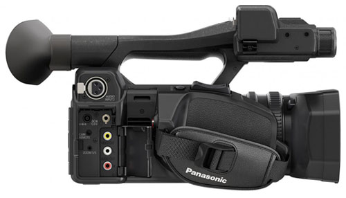 Le caméscope Panasonic HC-X1000 propose une connectique assez complète : XRL, HDMI, usb, composite et composantes, "wifi"...