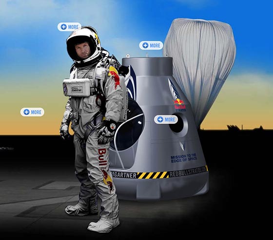 Un mini site "corporate" créé pour la marque RedBull