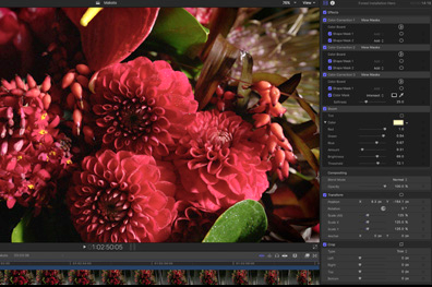 Interface Final Cut Pro X 