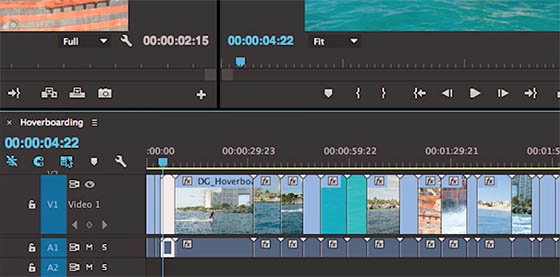 timeline Premiere Pro 