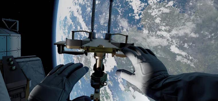 Immersion VR réaliste : le point de vue de l'astronaute...