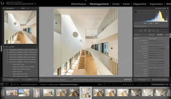 Etalonnage sous Lightroom