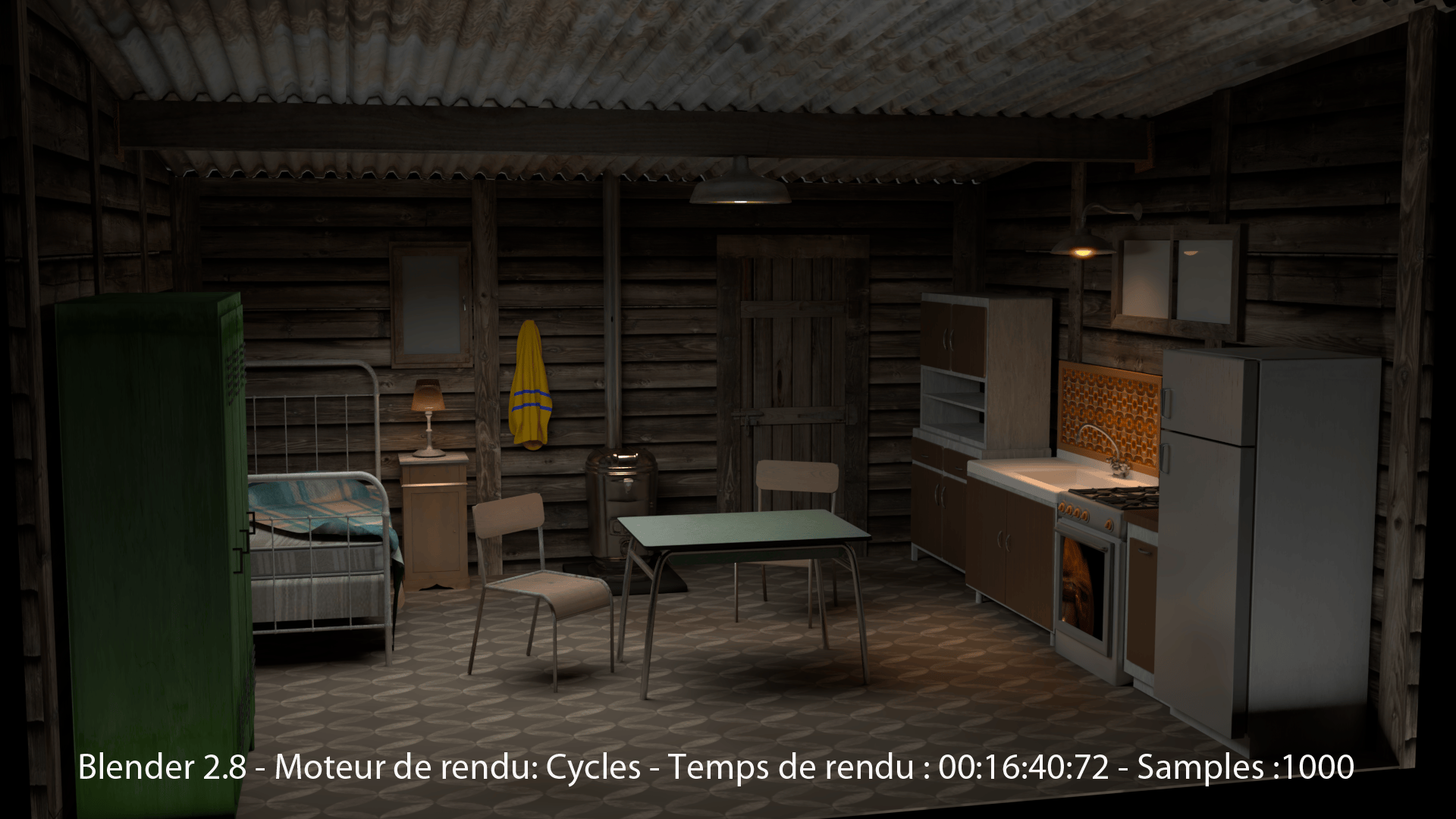 Blender2.8 image rendu sous Cycles